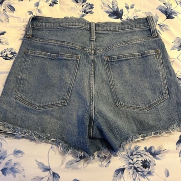 Madewell Blue High-Rise Denim Shorts Women’s Size 30 - Picture 2 of 4